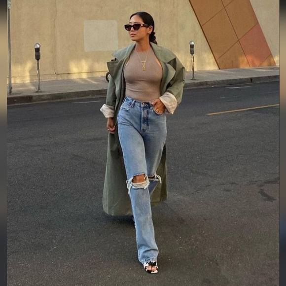 NWT Zara ripped wide legs jeans 👖 - Picture 8 of 17